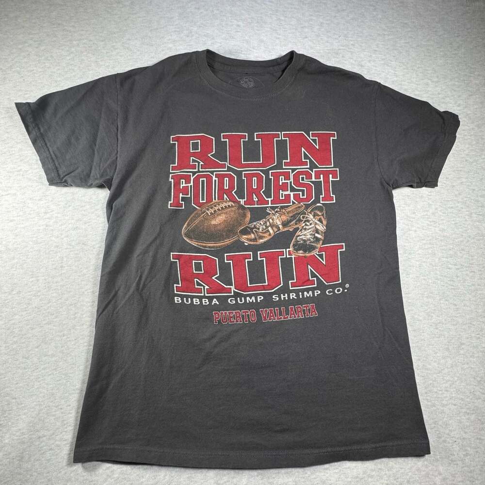 Bubba Gump Shrimp Co. Puerto Vallarta Run Forrest Run Gray Medium